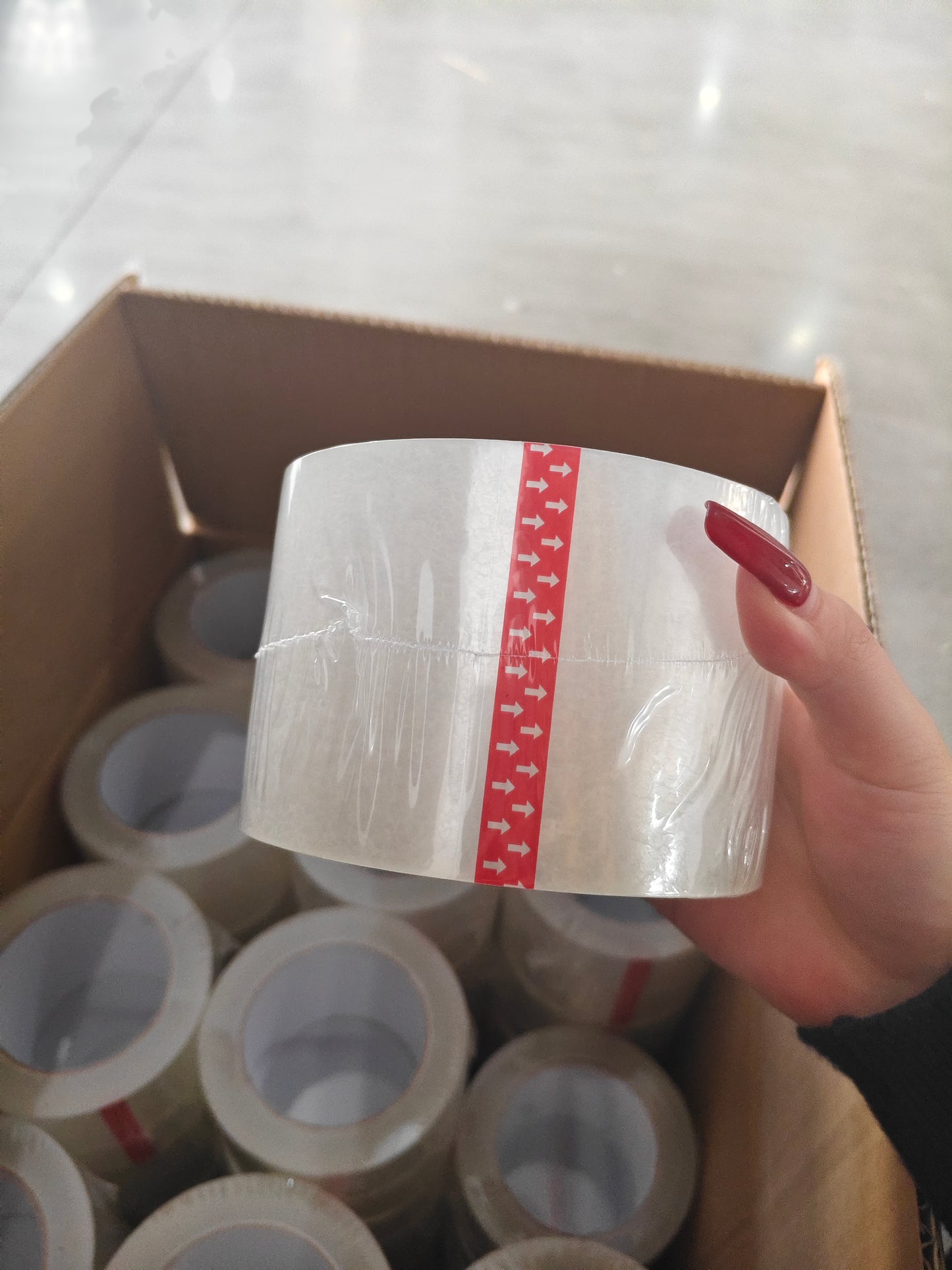 Tape Rolls 3 inch x 110 yrds clear transparent  (48 piece)